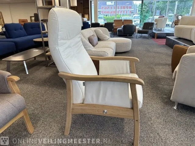 Relaxfauteuil zwolle hjort knudsen, wit - afbeelding 2 van  7