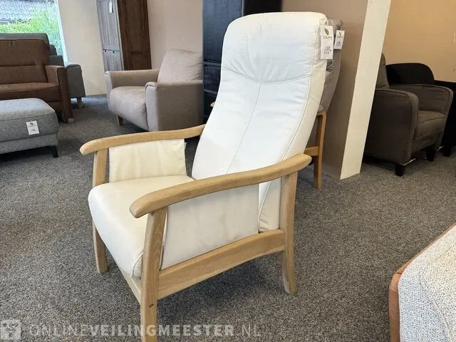 Relaxfauteuil zwolle hjort knudsen, wit - afbeelding 6 van  7