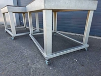 Relco - werktafel rvs - overige werkplaatsinventaris (2x) - afbeelding 4 van  7