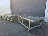 Relco - werktafel rvs - overige werkplaatsinventaris (2x) - afbeelding 2 van  7