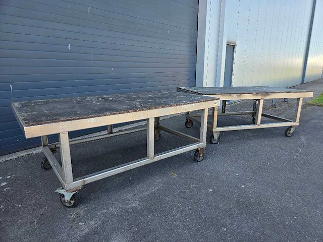 Relco - werktafel rvs - overige werkplaatsinventaris (2x) - afbeelding 3 van  7