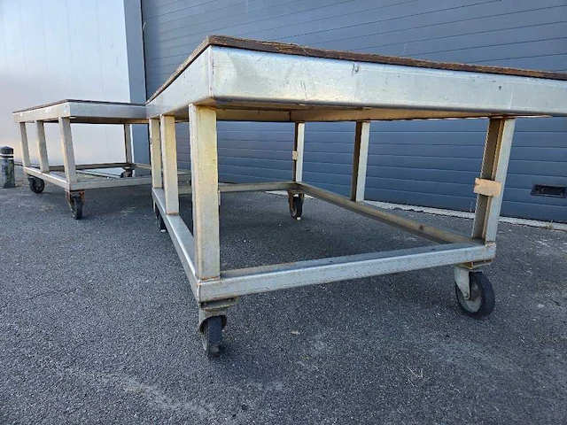 Relco - werktafel rvs - overige werkplaatsinventaris (2x) - afbeelding 4 van  7
