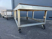 Relco - werktafel rvs - overige werkplaatsinventaris (2x) - afbeelding 4 van  7