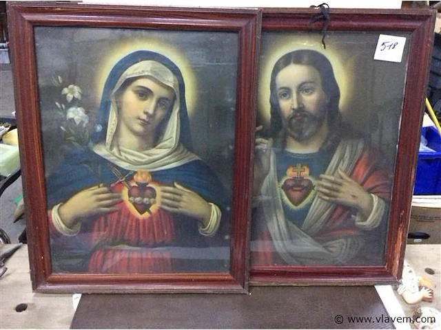 Religieus kaders 2stuks - afbeelding 1 van  3