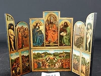 Religieuze voorstelling op 3 delig paneel