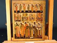 Religieuze voorstelling op plank - afbeelding 1 van  5