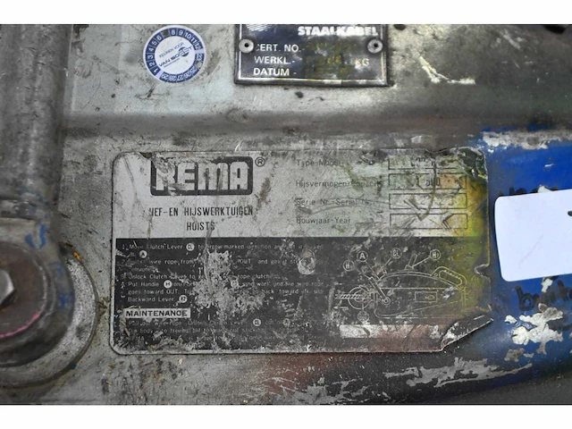 Rema 1500kg staalkabel spanner set - afbeelding 3 van  4