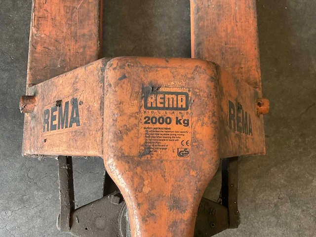 Rema hand hydraulische palletwagen - afbeelding 3 van  4