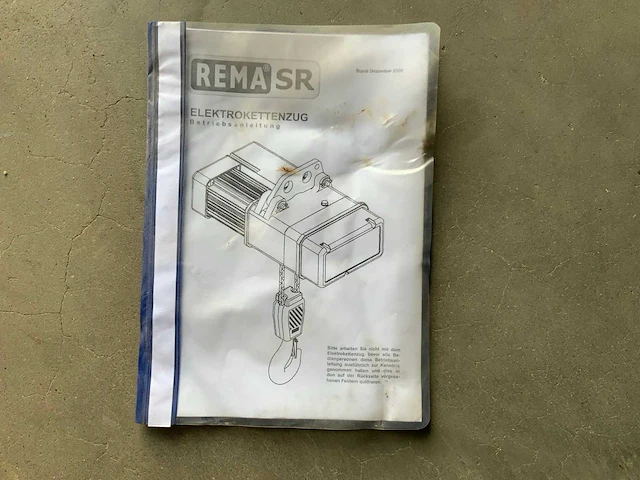 Rema sr1600kg elektrische kettingtakel - afbeelding 7 van  7