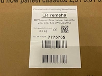 Remeha - diva - mono-split cassette + buitenunit 2,5 kw - afbeelding 9 van  10