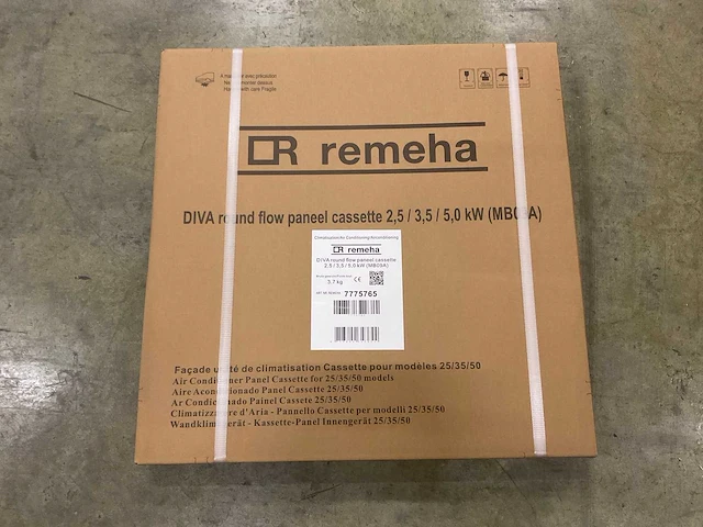 Remeha - diva - mono-split cassette + buitenunit 2,5 kw - afbeelding 8 van  10