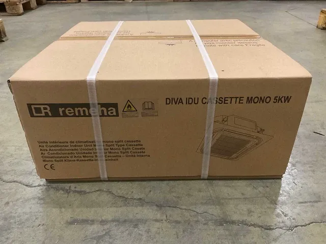 Remeha - diva - mono-split cassette + buitenunit 5 kw - afbeelding 7 van  8