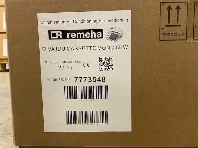 Remeha - diva - mono-split cassette + buitenunit 5 kw - afbeelding 8 van  8