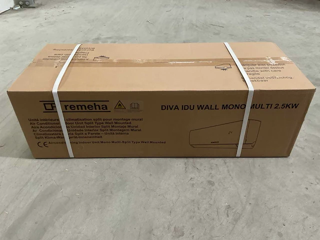 Remeha - diva - mono-split hoge wand + buitenunit 2,5 kw - afbeelding 7 van  8