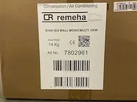 Remeha - diva - mono-split hoge wand + buitenunit 5 kw - afbeelding 8 van  8