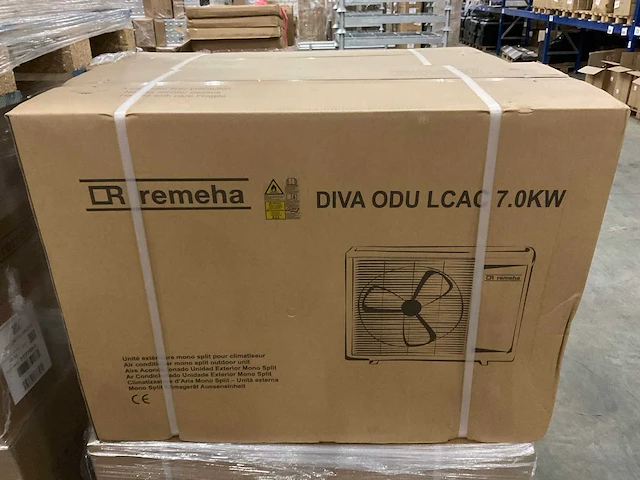 Remeha - diva - mono-split kanaalinbouw + buitenunit 7 kw - afbeelding 5 van  8
