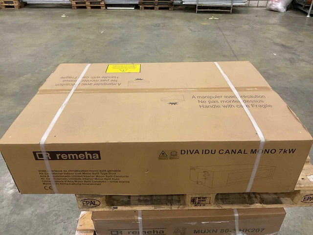 Remeha - diva - mono-split kanaalinbouw + buitenunit 7 kw - afbeelding 7 van  8