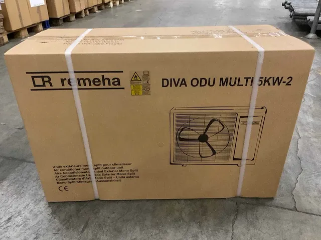 Remeha - diva - multi-split buitenunit + hoge wand 5 kw - afbeelding 5 van  8