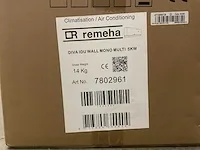 Remeha - diva - multi-split buitenunit + hoge wand 5 kw - afbeelding 8 van  8