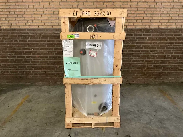 Remeha - ef pro 35/230 - direct gestookte gasboiler 227 liter 35,1kw - afbeelding 2 van  3