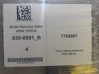 Remeha - toros, 300 liter - rvs buffervat (2x) - afbeelding 3 van  6