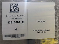 Remeha - toros, 300 liter - rvs buffervat (2x) - afbeelding 3 van  6