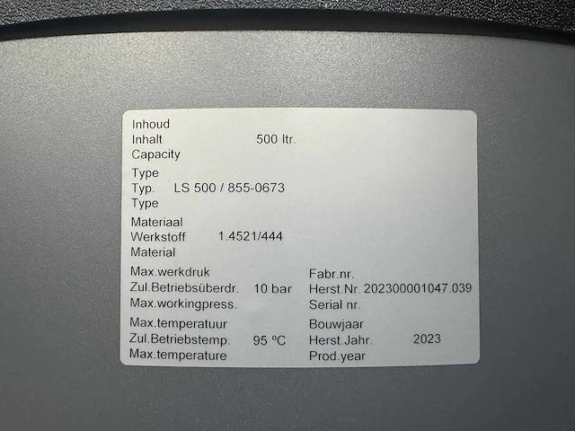 Remeha - toros, 500 liter - rvs buffervat (4x) - afbeelding 5 van  8