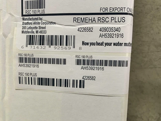Remeha rsc 190 plus boiler - afbeelding 6 van  15