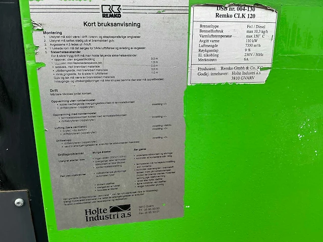 Remko clk120 heater - afbeelding 5 van  8