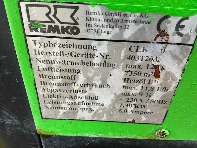 Remko clk120 heater - afbeelding 8 van  8