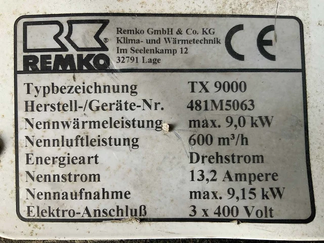 Remko elektronische heater - afbeelding 3 van  3