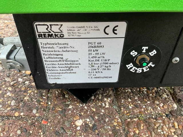 Remko pgt 60 heater - afbeelding 7 van  7