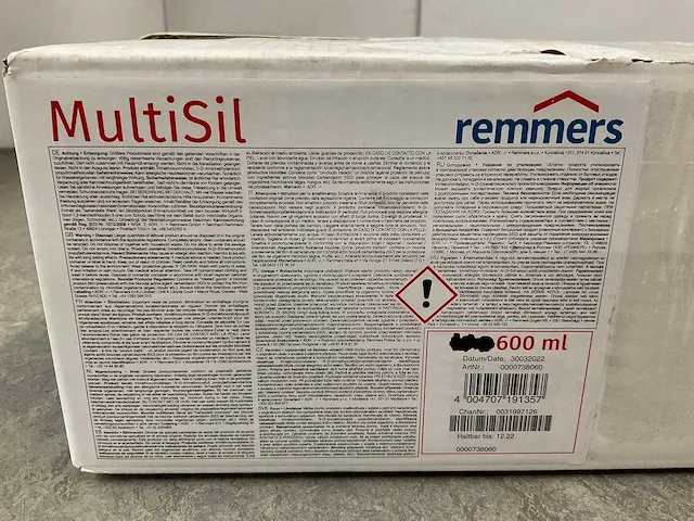 Remmers - multisil - siliconenkit transparant 600 ml (36x) - afbeelding 4 van  4