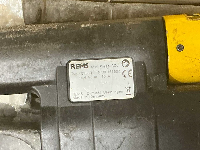 Rems mini-press acc accu perstang - afbeelding 4 van  9