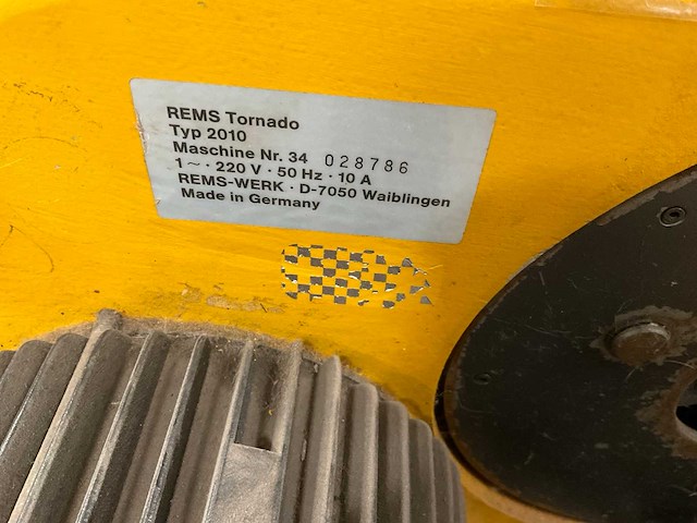 Rems tournado 2010 draadsnijmachine - afbeelding 6 van  9