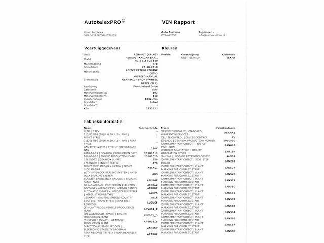 Renault kadjar 1.3 tce, 2018, gxk-84-d - afbeelding 21 van  30