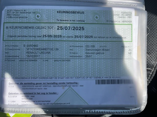 Renault laguna, 2011 - afbeelding 24 van  30