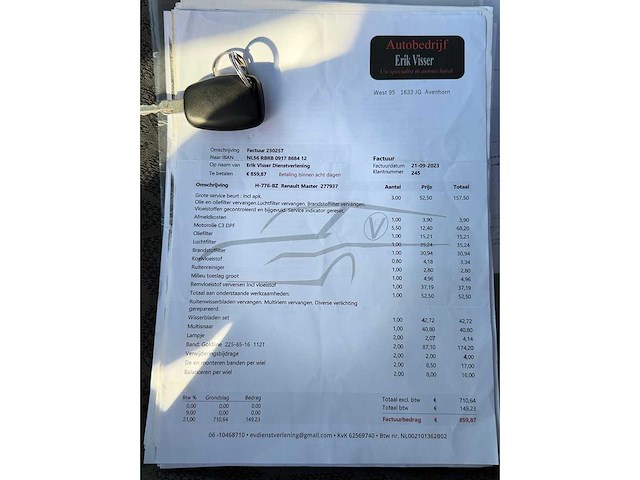 Renault master camper t 35 l3/h2 2.5 dci 88 kw kampeerwagen h-776-bz - afbeelding 15 van  30