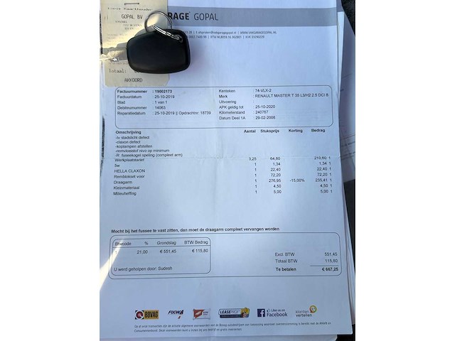 Renault master camper t 35 l3/h2 2.5 dci 88 kw kampeerwagen h-776-bz - afbeelding 18 van  30