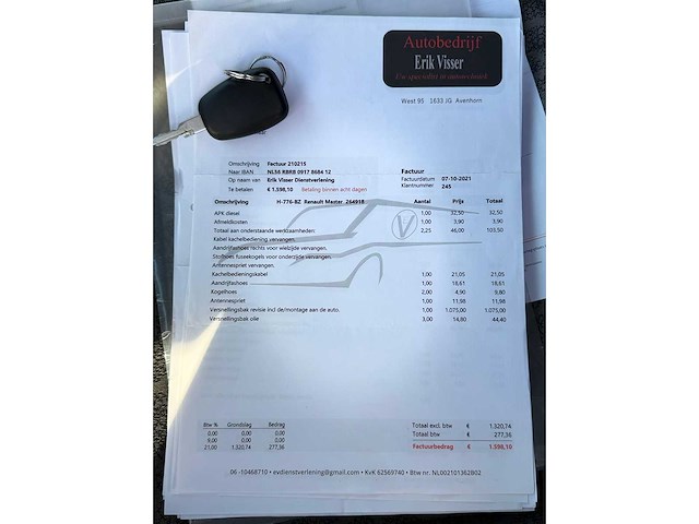 Renault master camper t 35 l3/h2 2.5 dci 88 kw kampeerwagen h-776-bz - afbeelding 20 van  30