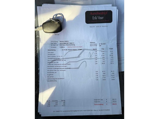 Renault master camper t 35 l3/h2 2.5 dci 88 kw kampeerwagen h-776-bz - afbeelding 24 van  30