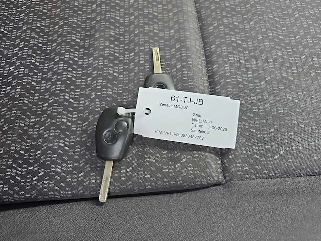 Renault modus 1.4-16v authentique luxe 2005 | 61-tj-jb - afbeelding 14 van  17