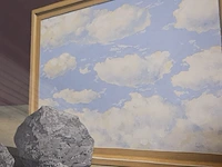 René margritte lithograaf - ''la grande marée'' - in nieuwe lijst - afbeelding 3 van  7