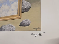 René margritte lithograaf - ''la grande marée'' - in nieuwe lijst - afbeelding 4 van  7