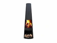 Rengo - tuinhaard rond zwart 35x120cm - afbeelding 2 van  2