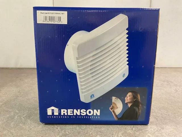 Renson - 7103 - mechanische badkamerventilator 150x150 mm (2x) - afbeelding 6 van  8