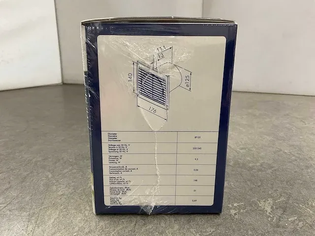 Renson - 9202 ø125 mm - badkamerventilator met timer - afbeelding 4 van  5