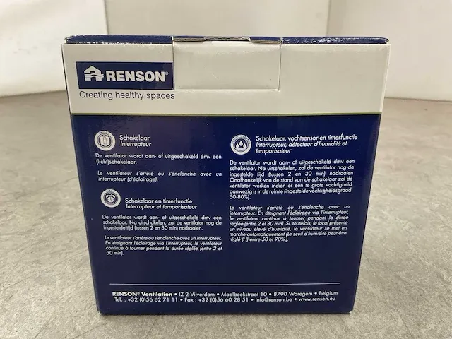 Renson - greenwave - 9401-h - muur/plafondventilatie (3x) - afbeelding 5 van  6