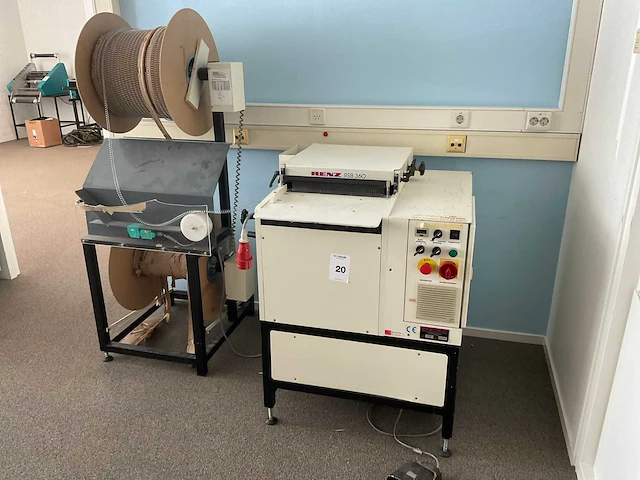 Renz rsb 360 spiraal bindmachine - afbeelding 5 van  12