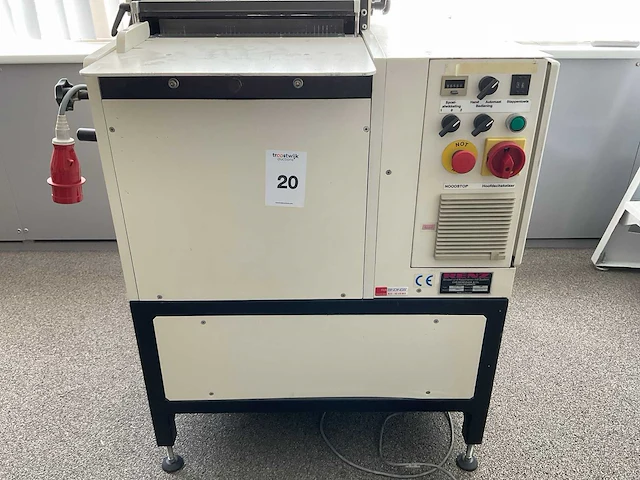 Renz rsb 360 spiraal bindmachine - afbeelding 10 van  12